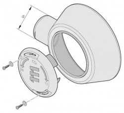 Воздухозаборник со шланговым соединением, d = 60 mm