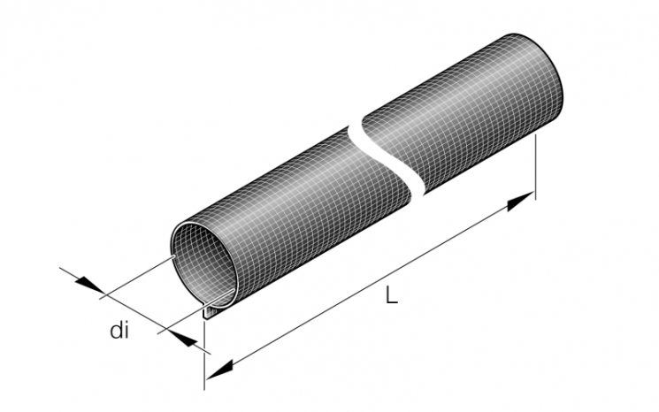 Изоляция для выхлопа  30mm L=150mm (стеклоткань) купить в Мурманске